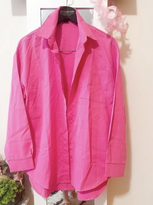 Πουκάμισο Shein φούξια oversize S-M σαν καινούργιο