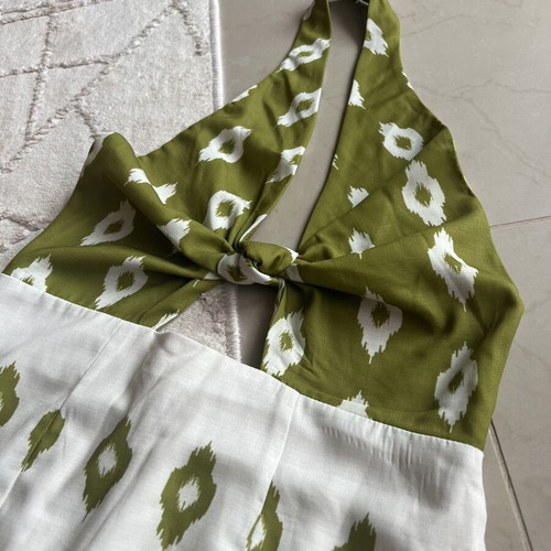 Shein dress printed polyester fabric, like new, size M