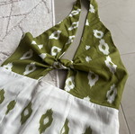 Shein dress printed polyester fabric, like new, size M