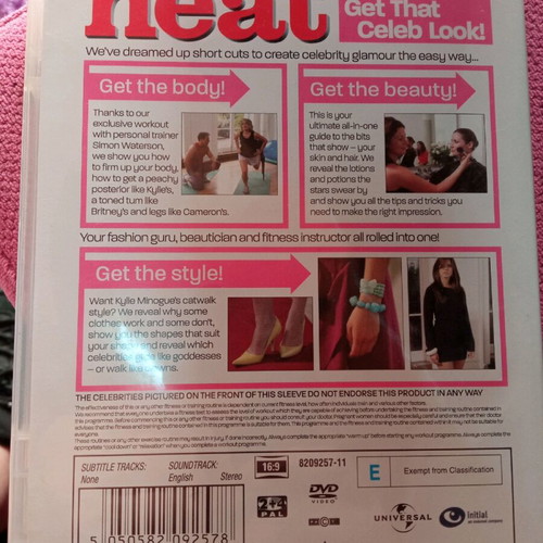 Heat Get That Celeb Look DVD like new, subbed, social genre