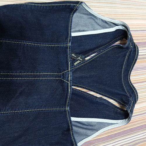 Guess women's salopette navy blue like new, size S