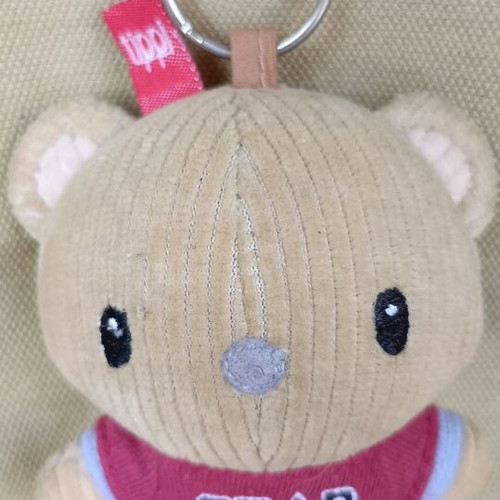 Gosh teddy bear keychain used, colorful, 10 cm plush toy