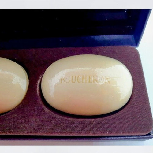 Boucheron Paris set of 3 aromatic soaps new