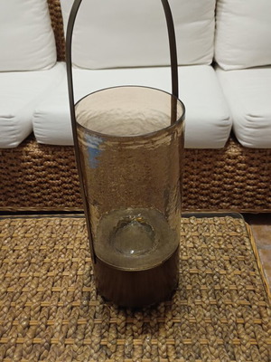 Decorative lantern like new, size 47x14 cm