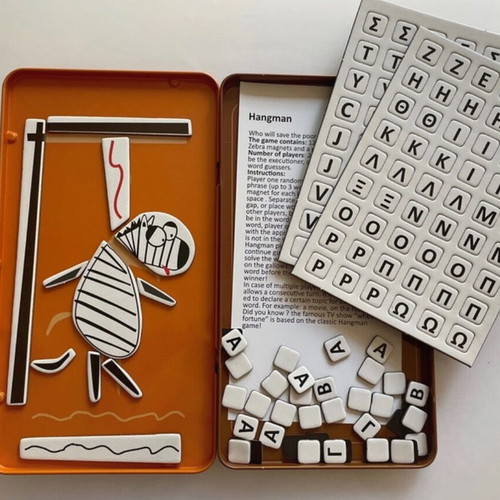 Magnetic Hangman game like new, travel size