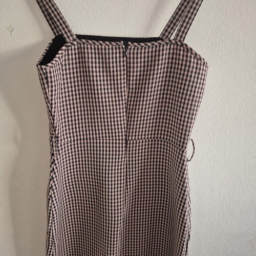 Short striped dress like new, good weave