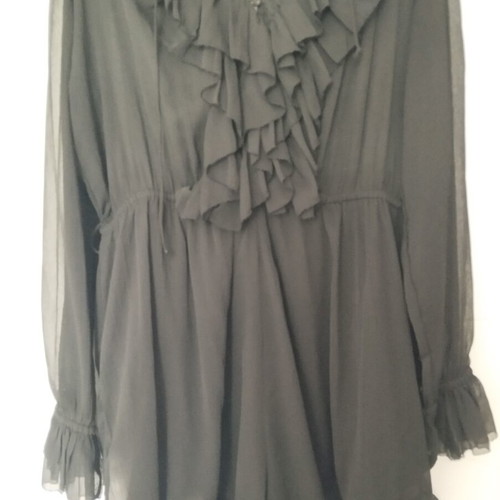 Official jumpsuit new, tulle with lined shorts, black