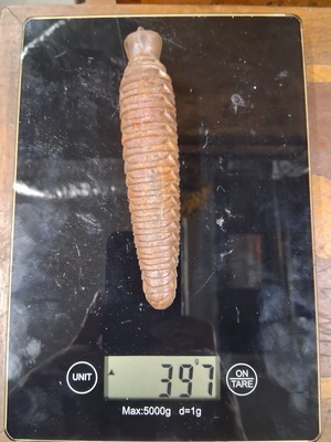 Pine cone for antique clock used 397 grams