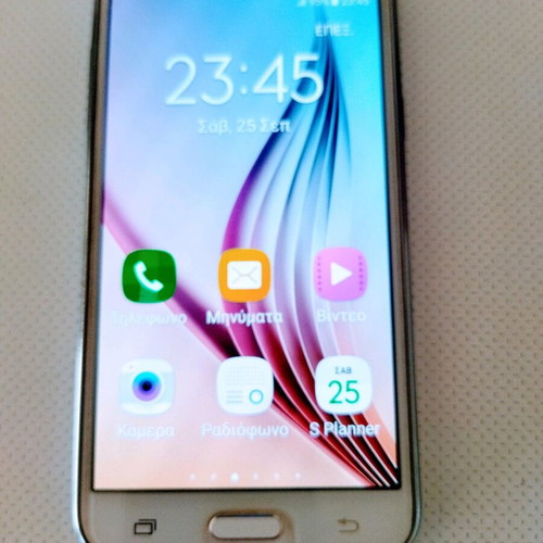 Samsung Galaxy J500 FN μεταχειρισμένο, Android 5.1, κάμερα 13 MP, άσπρο