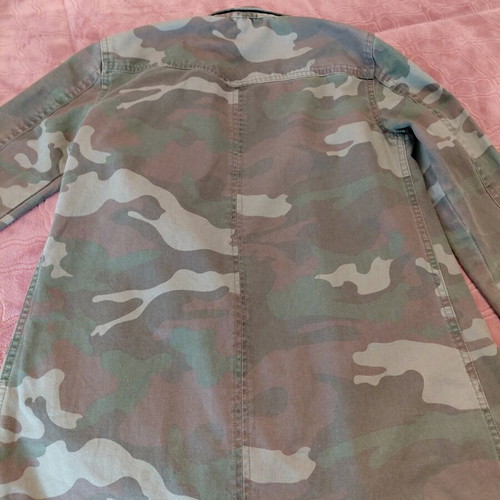 Zara army shirt with strass like new, size XS