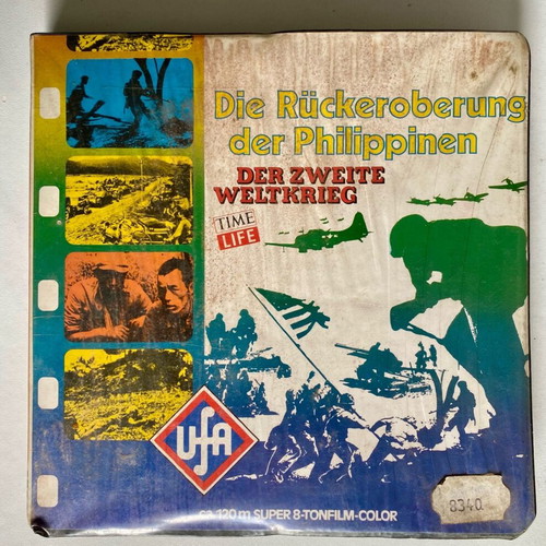 World War II film used, recapture of the Philippines