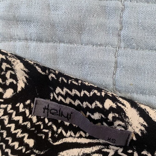 Helmi carrot leg trousers size Small, never worn, black and beige