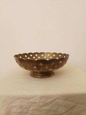 Μπρούτζινο μπολ εποχής μεταχειρισμένο, διάμετρος 15cm