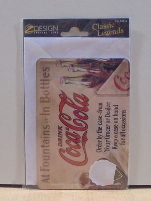 Coca cola διαφημιστική μεταλλική πινακίδα