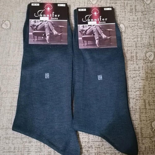Cotton socks new, pack of 2 pairs size 40-43