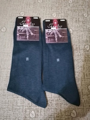Cotton socks new, pack of 2 pairs size 40-43
