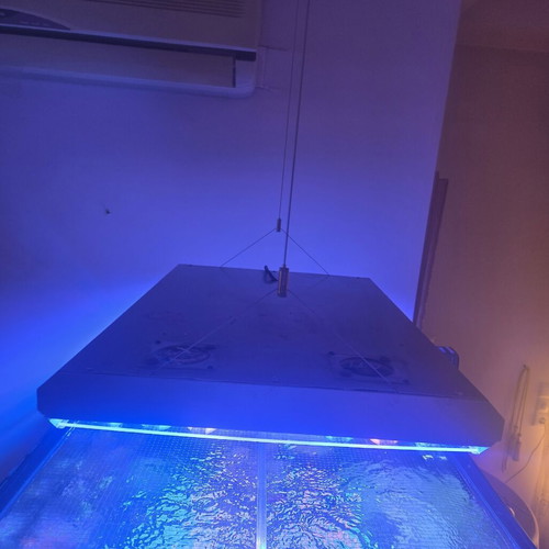 Ati 6×24W T5 + LED aquarium light used with app control and Noctua fans