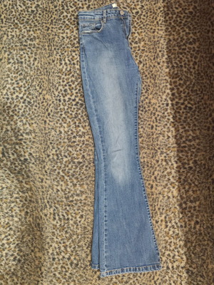 Calliope flared denim jeans used, blue, high waist, slim