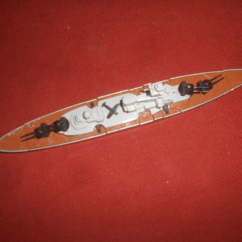 Matchbox Sea Kings K-303 Battleship toy, Lesney England 1976