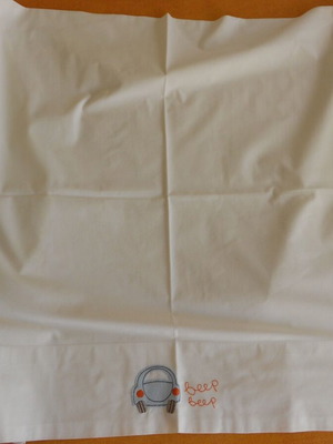 Λευκά είδη για βρεφική κούνια σειρά Beep-Beep της Mothercare σαν καινούργιο