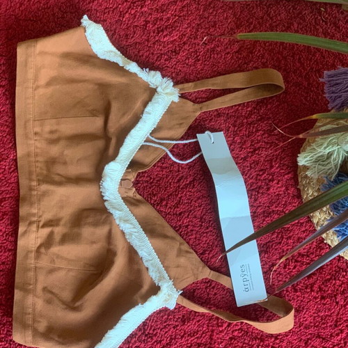 Arpyes Molly Boho Top new, terracotta, size M