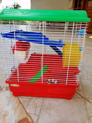 Hamster cage used, in good condition