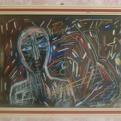 Modern painting titled ΣΥΝΑΡΜΟΛΟΓΗΣΗ custom order