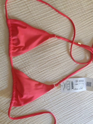 Hunkemöller bikini top triangle, pink, XS