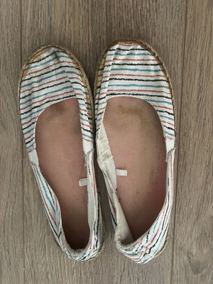 H&M espadrilles like new, size 40, multicolor