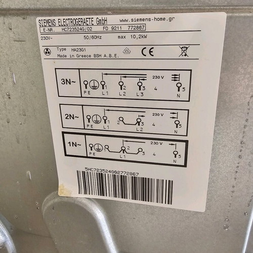 Siemens switch new, push button