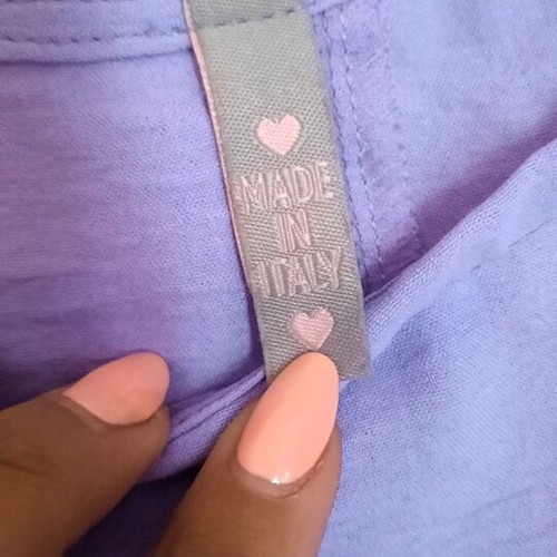Italian lilac blouse like new, size M