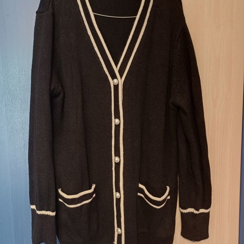 Cardigan black, size XL, like new