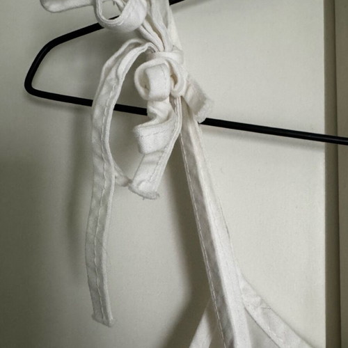 White vintage dress used with lace details size M