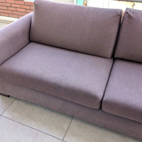 SATO Brown Triple Sofa used