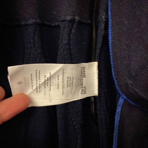 Diane von Furstenberg wool mid length dress like new, medium size