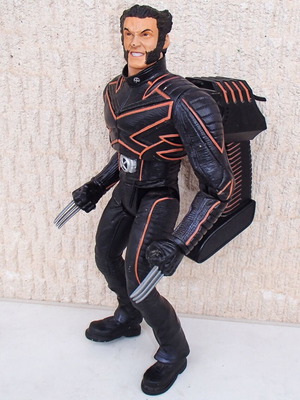 Marvel X-Men United Electronic Battle Action Wolverine 12 Figure used Toy Biz 2003