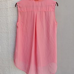 H&M sleeveless shirt like new, pink coral, size L