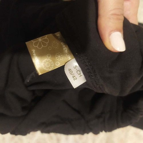 Maternity pants Prenatal used, adjustable waistband, black, size L