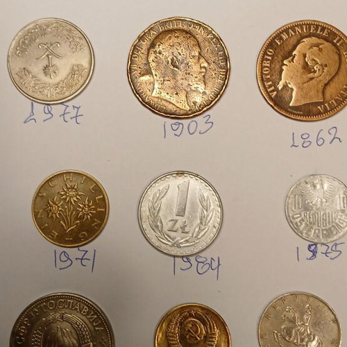 Foreign coins used, various countries, 1862-1903