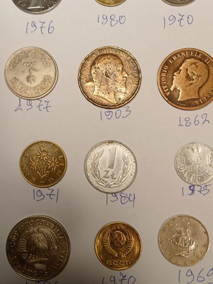 Foreign coins used, various countries, 1862-1903