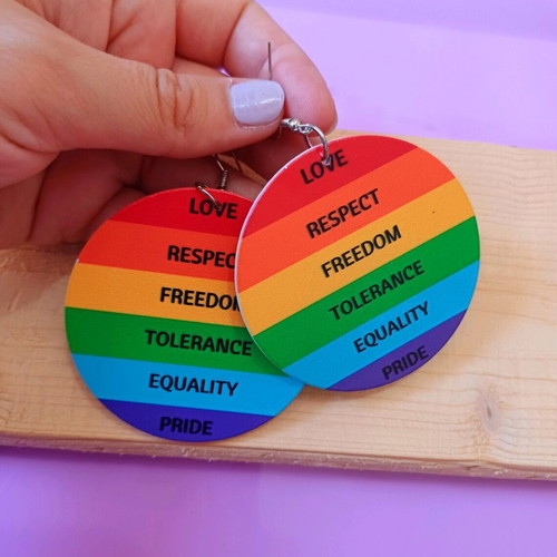 Pride earrings