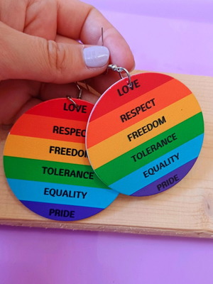 Pride earrings