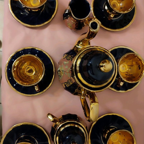Ceramic tea set complete from Turkey