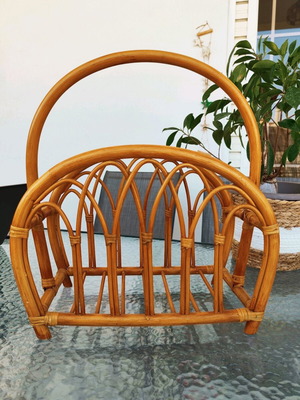 Θήκη περιοδικών μπαμπού καινούργια