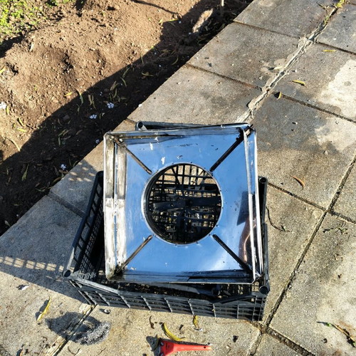 Chimney cap new, rotating for square chimneys