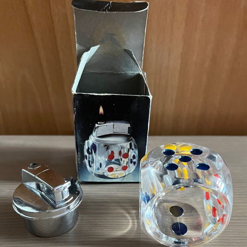 Decorative dice table lighter new