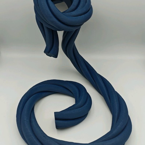 Modern wine holder new in dark silk blue
