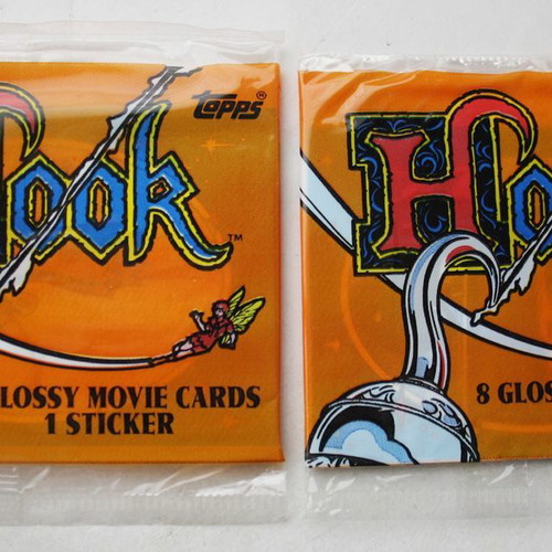 Hook 1991 Topps sealed packs, set of 6