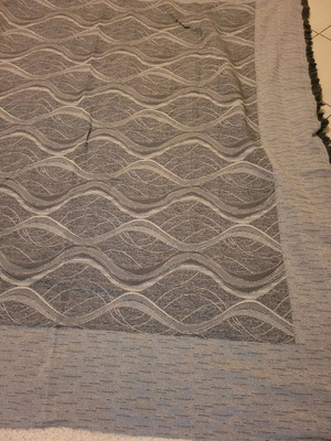 Sofa cover set for two-seater, three-seater and armchair gray like new