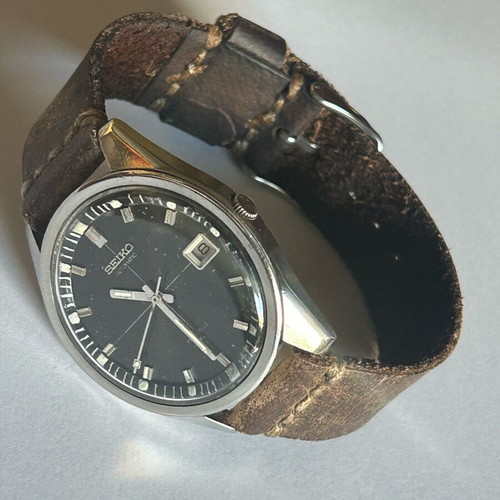 Seiko vintage automatic wristwatch used, 1975, 38mm case